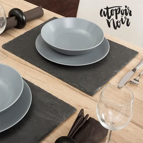 Lot De 2 Assiettes à Salade Mélamine THUN Sea Life - 21cm - Lavable Lave-Vaisselle - Design Rose & Tulipani