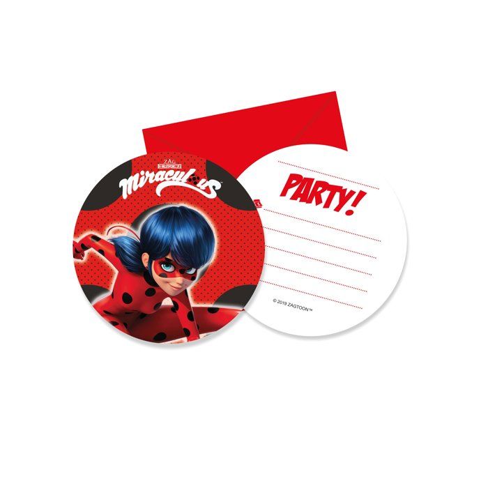 Carte Invitation Miraculous Cdiscount Carte Invitation Miraculous Cdiscount