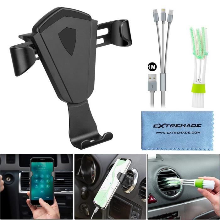 Support Telephone Voiture Grille Aeration Universel Fonction De