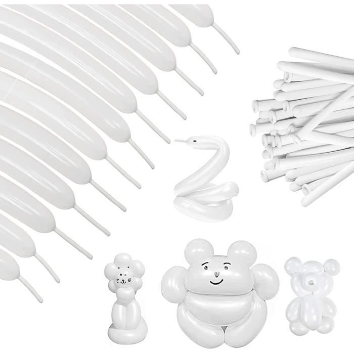 KandyToys SupeRetro – Kit Modélisme Ballons – 30 Ballons + Pompe + Yeux Autocollants – Dès 8 Ans