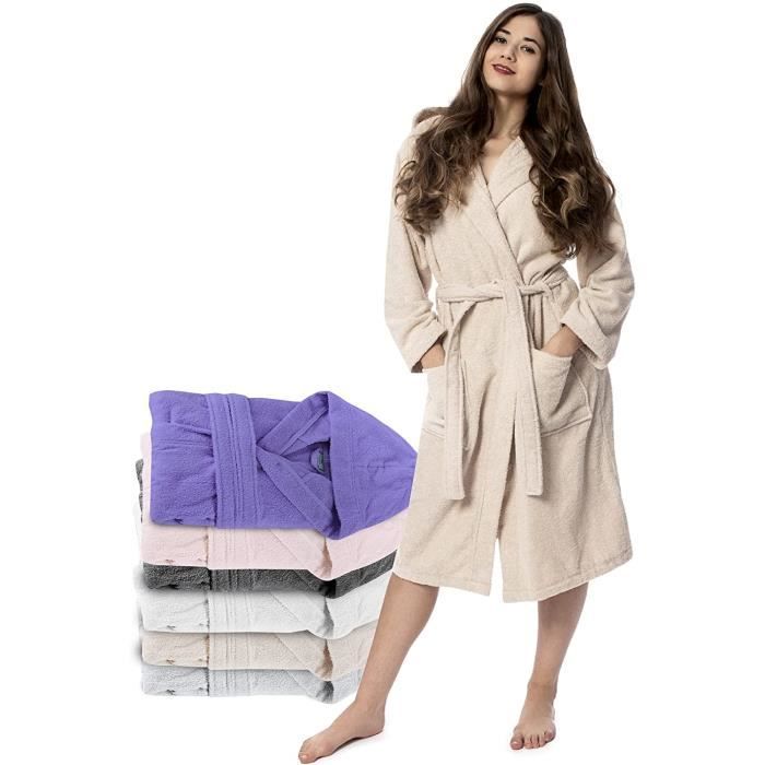 peignoir eponge pas cher