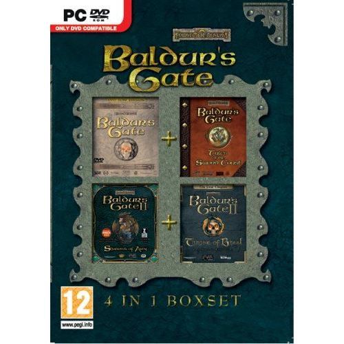 Baldurs Gate 4 in 1 Compilation PC DVD [import …