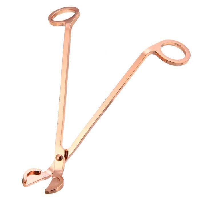 Coupe-mèche Pour Bougies En Acier Inoxydable - Accessoire Pour Entretien Bougies Parfumées Et Lampes à Huile