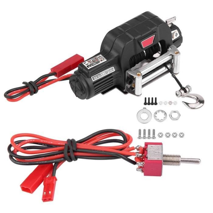 Treuil RC Crawler 1/10 Avec Système De Contrôle – Compatible Traxxas HSP Axial SCX10 D90 – Matériau Durable – Accessoire Voiture Tout-terrain