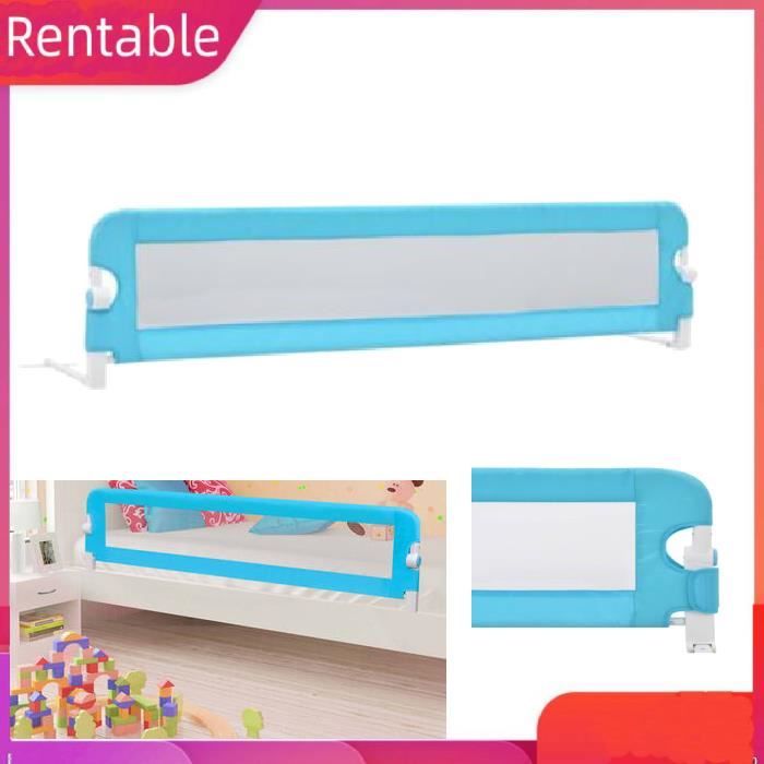 Safetots Barrière De Lit Pour Bébé, Barrière De Sécurité Pour Bébé, Barrière De Lit Enfant Sécurisée, 100cm De Largeur X 40cm De Hauteur, Couleur Blanc