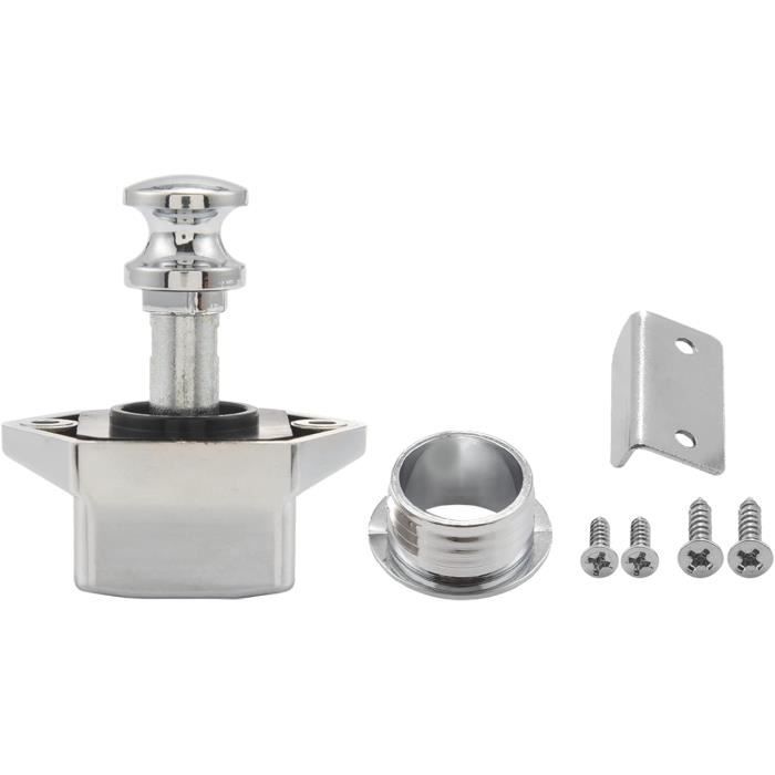 Loquet D'Armoire À Bouton-Poussoir - Boutons Sans Clé D'Armoire En Alliage De Zinc Verrouille Le