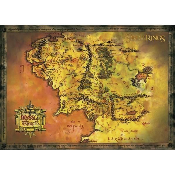 Poster Le Seigneur Des Anneaux Un Poster Surprise En Cadeau Achat Vente Affiche Poster Cdiscount