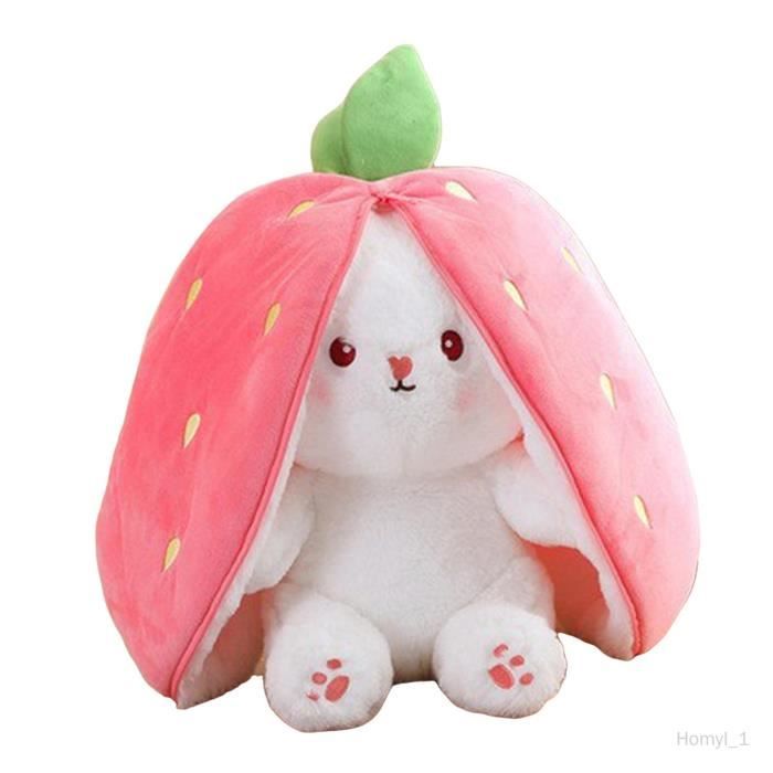 Sweet Cute Bunny Doll Coussin en Peluche Kawaii Grande Oreille Coeur Lapin  Fille Jouets Décoration D’intérieur Cadeau D’Anniv