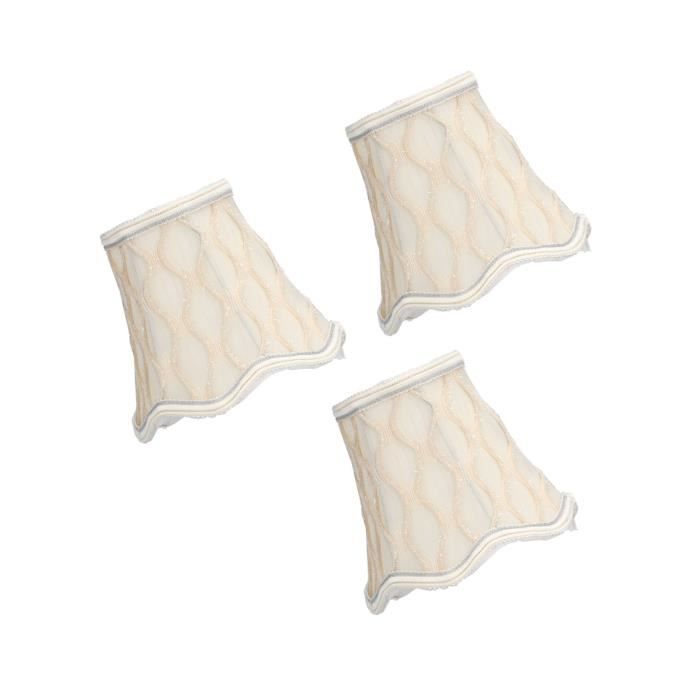 Lot De 6 Petits Abat-jour Clip E14 Or - Remplacement Lustre Et Lampe 9.3×13×14.3cm