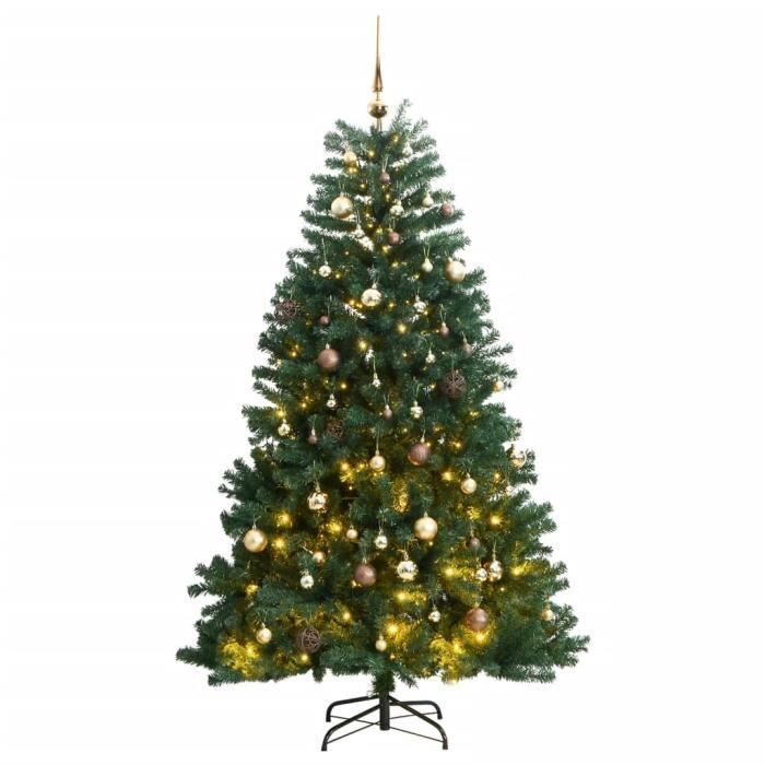 Sapin De Noël Artificiel 300 Cm Pour Grands Espaces, Décoré