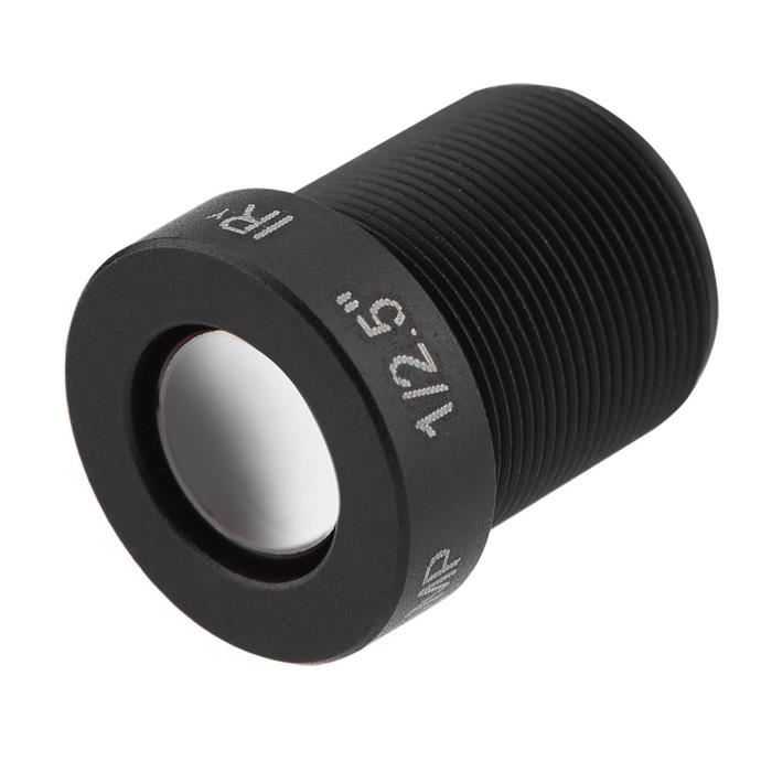 Objectif CCTV OSY 1.7mm F1.7 5.0MP - Grand Angle, Monture M12, Iris IR, Neuf