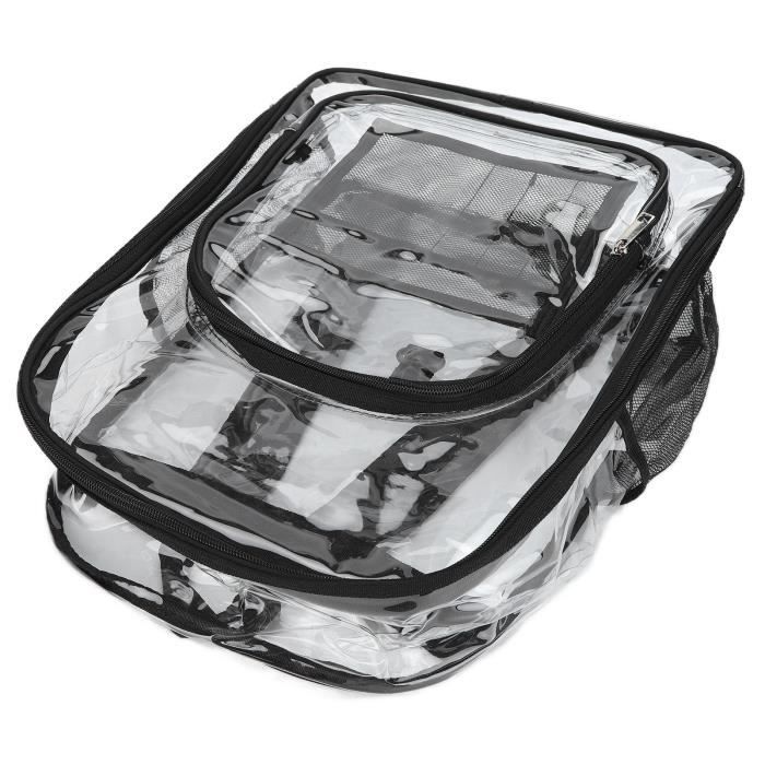 Sac à Dos Transparent PVC Étanche - Sac De Natation & École - Léger Et Pratique