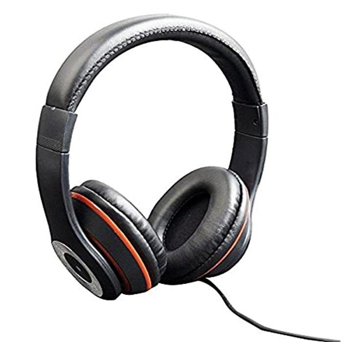 GEMBIRD Casque supra-auriculaire filaire  Los Angeles micro-casque noir 