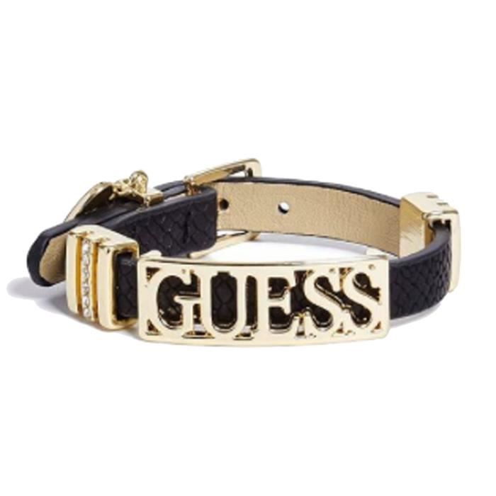 Bracelet Guess Noir Et Doré Motif Serpent – Neuf Avec étiquettes, Style Audacieux