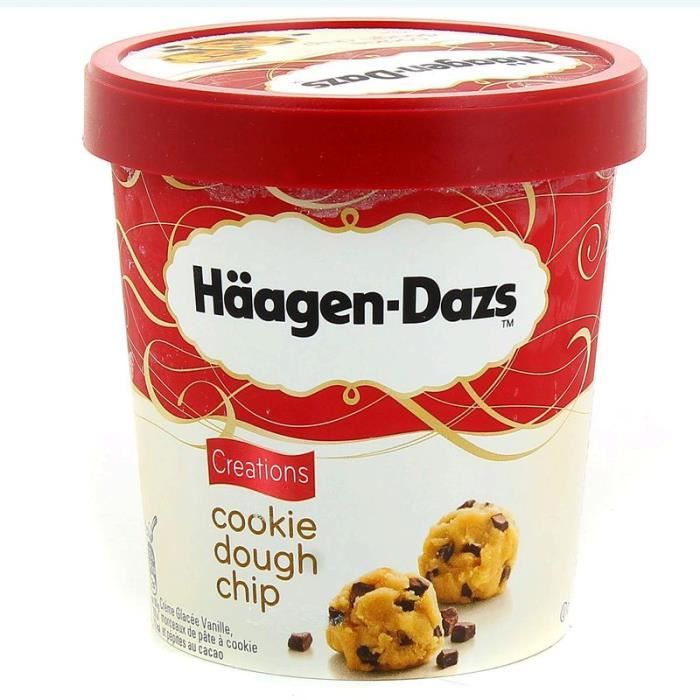 HAAGEN DAZS Cookie dough chip 559g Cdiscount Au quotidien