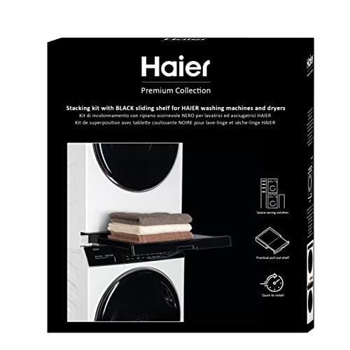 KIT DE SUPERPOSITION POUR LAVE LINGE ET SÈCHE LINGE HAIER AVEC ÉTAGÈRE