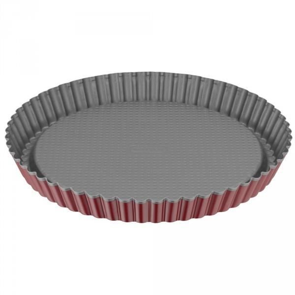 DE BUYER cercle a tarte perfore cannele 24cm ht 3cm 3030.24