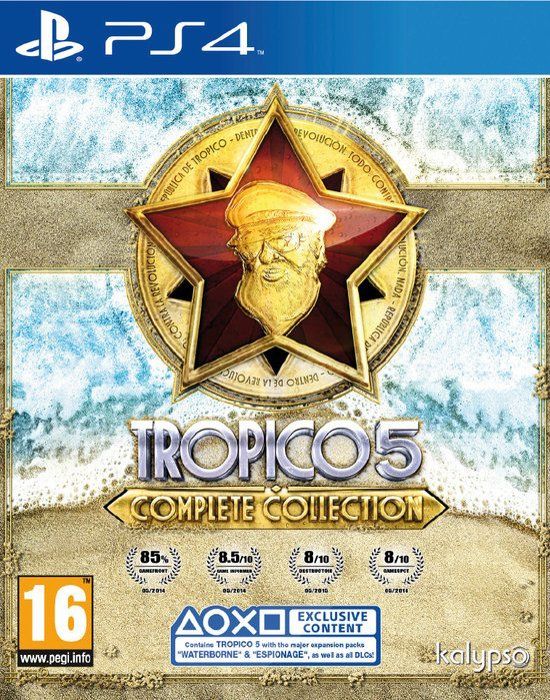Jeu De Simulation - Kalypso - Tropico 5 Complete Collection - Les Ères - PS4 - Blu-Ray