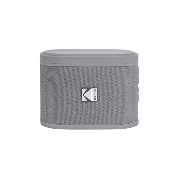 KODAK Soundbrix Enceinte Portable Bluetooth Sans Fil Chargement Type-C Son 5W RMS Design Compact et Élégant - Gris