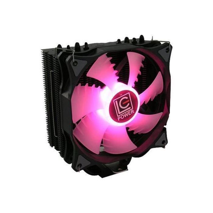 LC Power Cosmo Cool LC CC 120 RGB Refroidisseur de processeur pour : LGA775 LGA1156 AM2 AM2+ LGA1366 AM3 LGA1155 AM3+ LGA2011 FM1 FM2 LGA1150 LGA2011 3 LGA1151 AM4 LGA2066 ... - vue 2