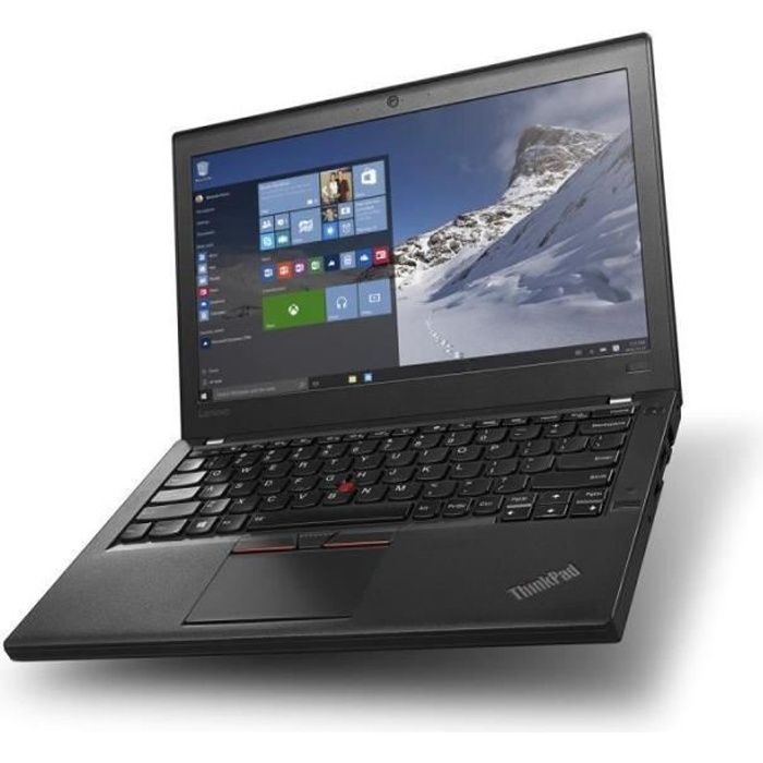 LENOVO ThinkPad X260 - i3 2.3Ghz 4Go 240Go SSD 12.5 1366x768 WIFI refurbished - Lenovo reconditionné disponible sur Cdiscount Seconde Vie
