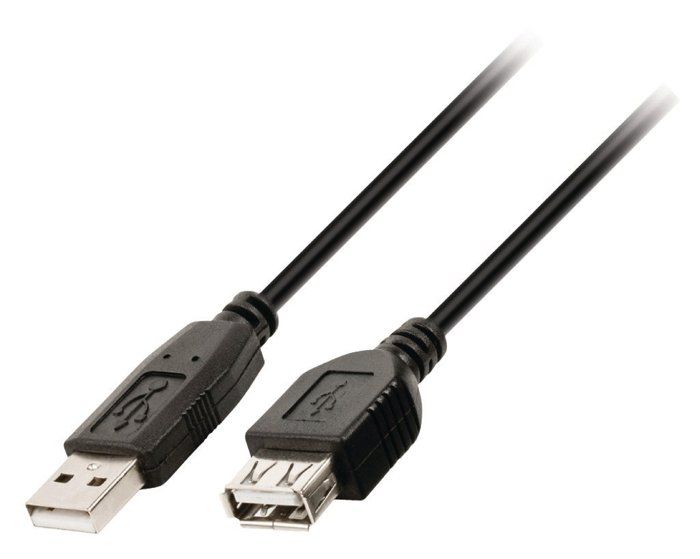 Maclean MCTV-744 USB 2.0 Cable Type A Male to USB Type A Female 3 m