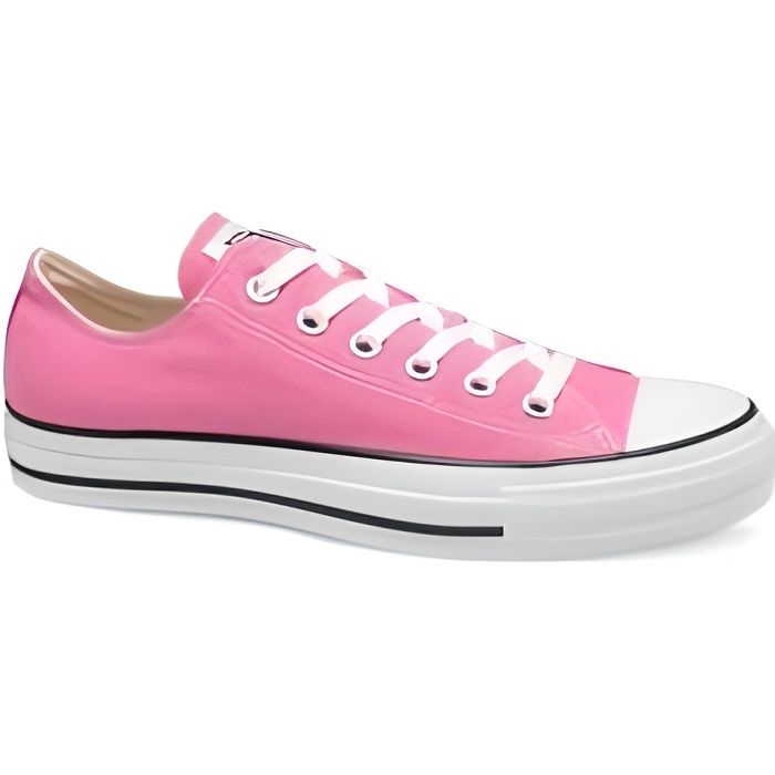 converse rose basse