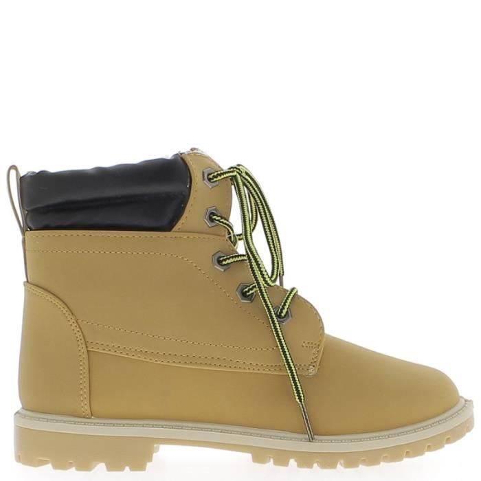 boots fourrées camel