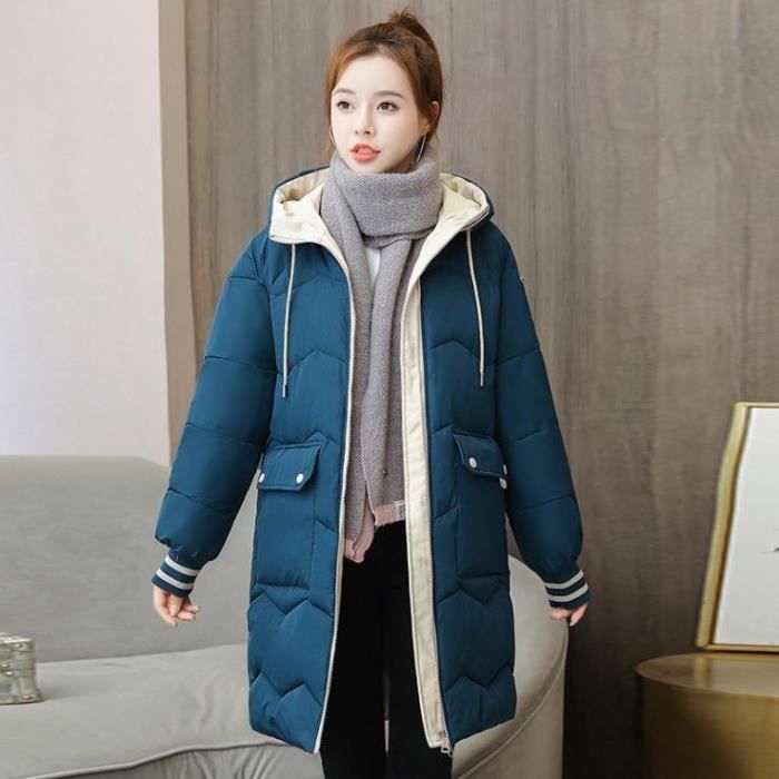 Manteau Femme correspondance des couleurs Nouvelle arrivee mi