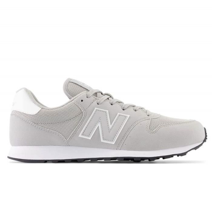 Chaussures New Balance GM 500 pour Homme Gris - Textile - Lacets