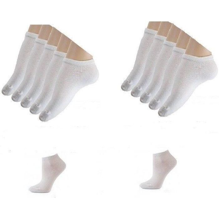 Lot De 6 Paires Socquette Chaussettes Homme Femme