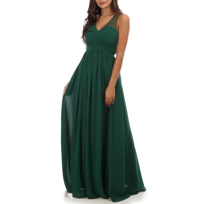 robe longue a strass