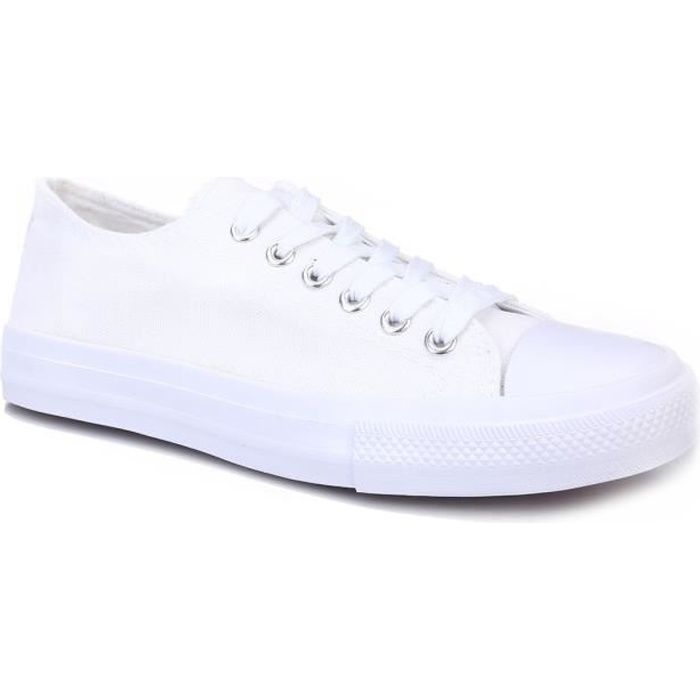 Tennis Blanche En Toile Femme Top Sellers SAVE 40 www