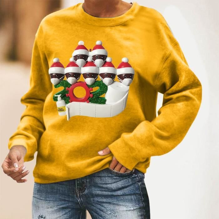 Cardigan Noël Femme Motifs Père Noël/rennes - Manches Longues, Ample, Confortable Pour Fêtes