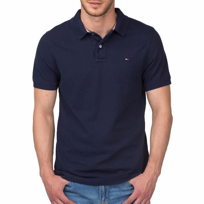 Polo TOMMY HILFIGER Régular Fit, Homme BLEU BLEU MARINE - Cdiscount  Prêt-à-Porter