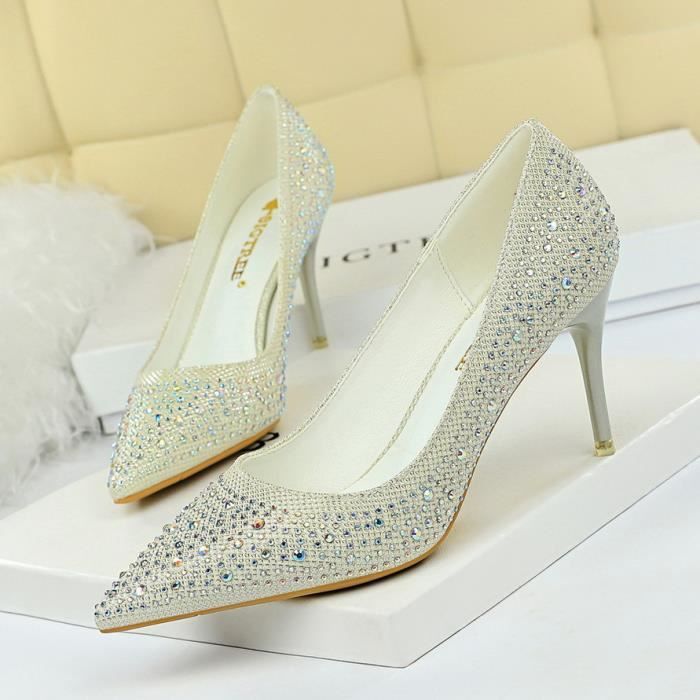 Escarpins blancs cheap pas cher