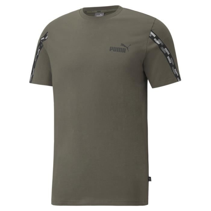T shirt Puma Power Tape vert homme Vert Cdiscount Pret a Porter