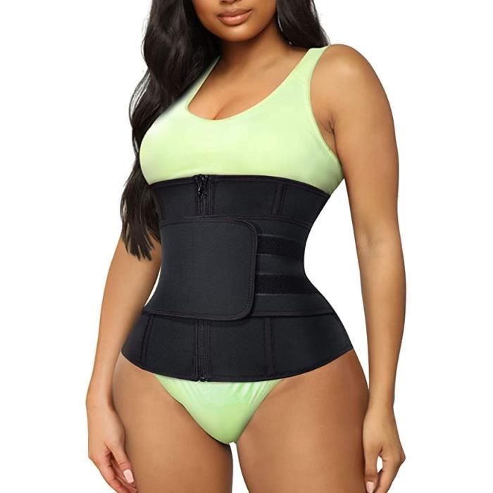 CHUMIAN Gaine Amincissante Ventre Plat Corset Minceur Femme Invisible Serre  Taille Gainant Pour Fitness et Sport Noir - Cdiscount Prêt-à-Porter