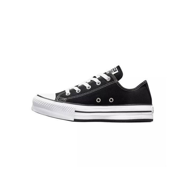 Baskets Homme CONVERSE Chuck Taylor All Star Eva Lift Canvas Platform Noir Blanc Plateau Lacets