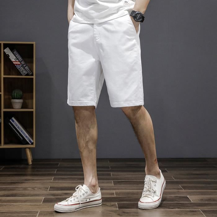 Bermuda jean homme taille elastique clearance