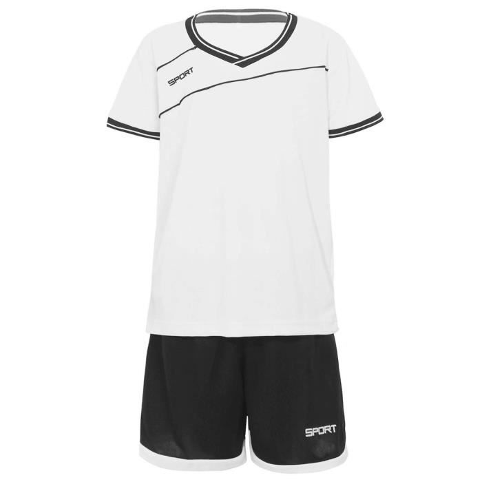 Lot De 2 Tenues Sport Homme - T-shirt + Short - Polyester - Neuf Avec étiquettes