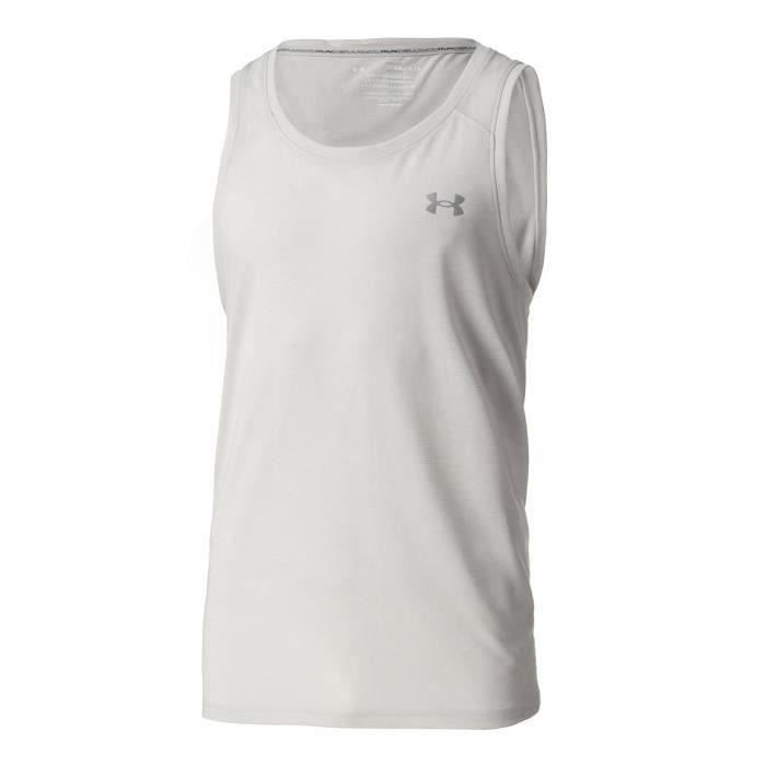 Débardeur - Under Armour - Streaker Singlet - Homme - Gris