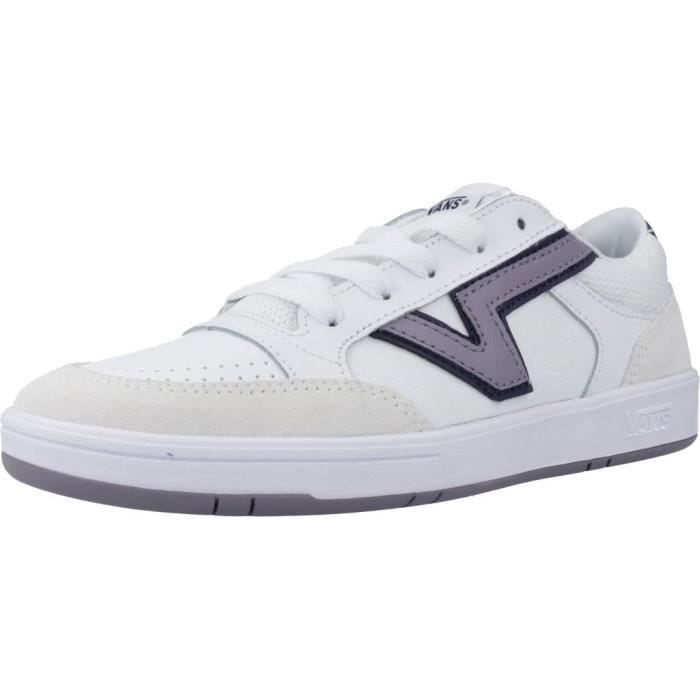 Basket - VANS - 135068 - Blanc - Femme - Textile - Lacets