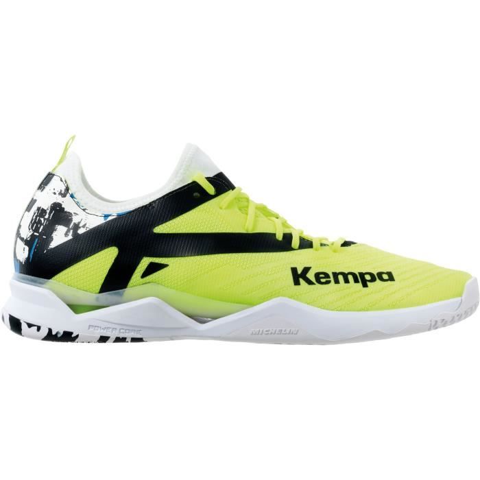 chaussures de handball indoor kempa wing lite 2.0 - noir/rouge - 50