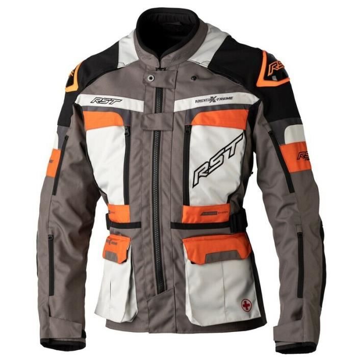 Veste moto hotsell orange