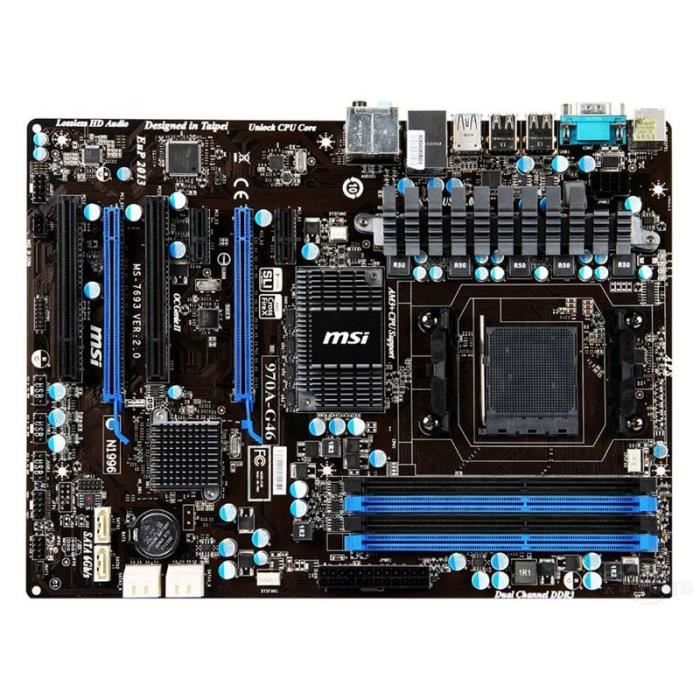 Carte mère MSI 970A-G46 DDR3 AM3+ ATX - Msi