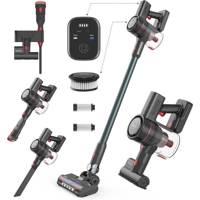 Aspirateur sans fil - Redkey - P9 - 30000 Pa - 8 en 1 - Autonomie 60 min - N a