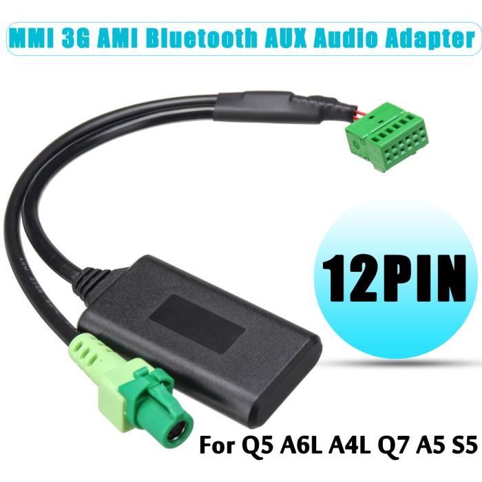 Neufu Adaptateur Bluetooth Cable Aux Pour Audi Q5 A6l A4l Q7 A5 S5 Achat Vente Installation Autoradio Neufu Adaptateur Bluetooth Cdiscount