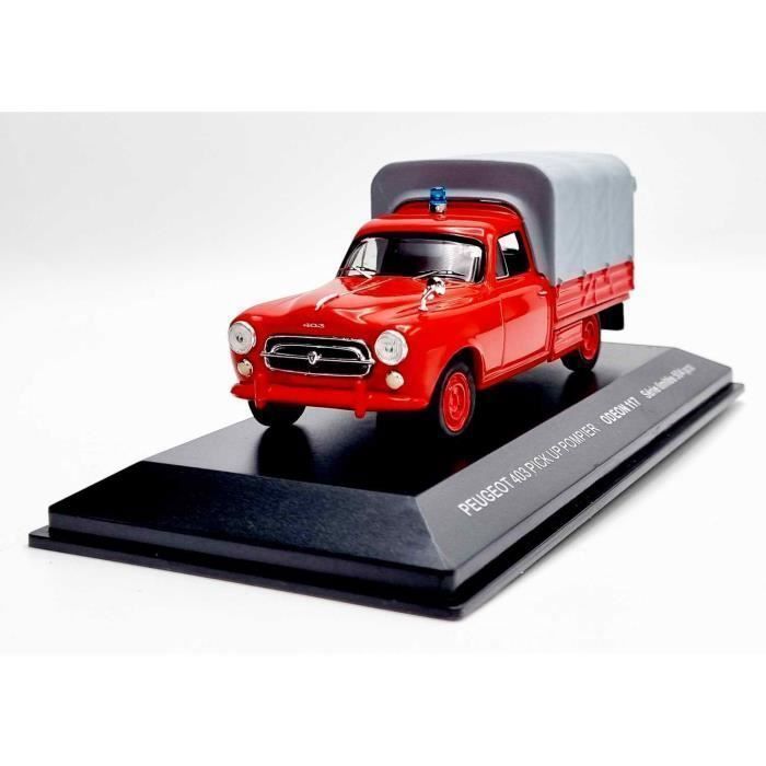 Modèle Réduit Peugeot 203 Sapeurs-pompiers Au 1/43 - Marque Solido N°76 - Occasion Très Bon état
