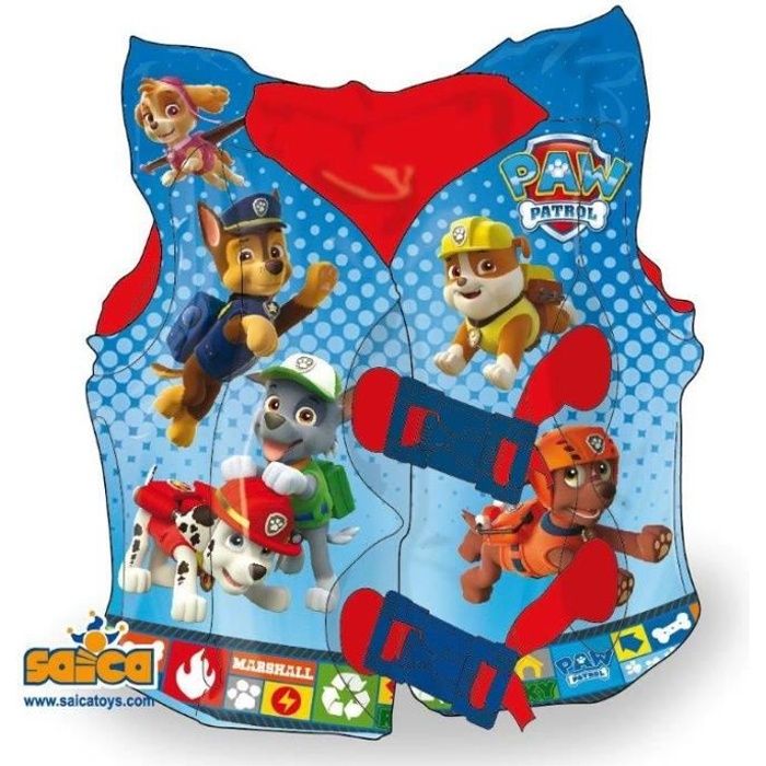 PAT PATROUILLE GILET DE NATATION Cdiscount Jeux Jouets